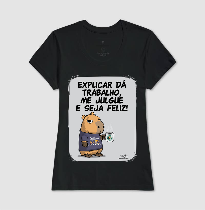 Camiseta Capivara me julgue - Imagem 3