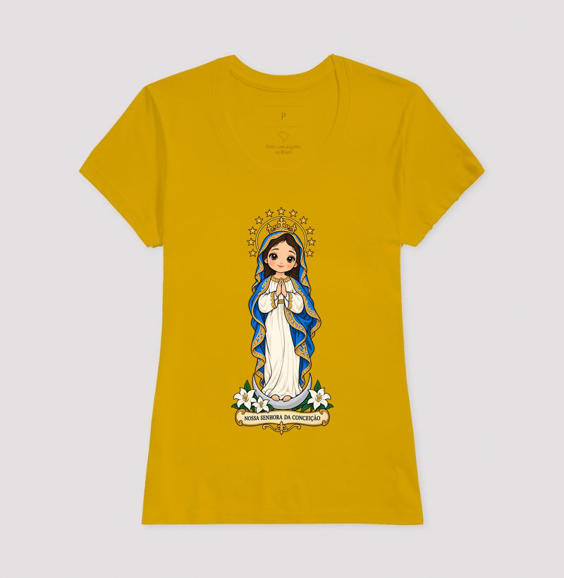 Nossa Senhora da Conceição estilo chibi - Imagem 13