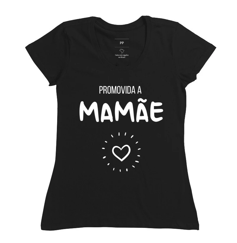 Camiseta Promovida a Mamãe - Imagem 3