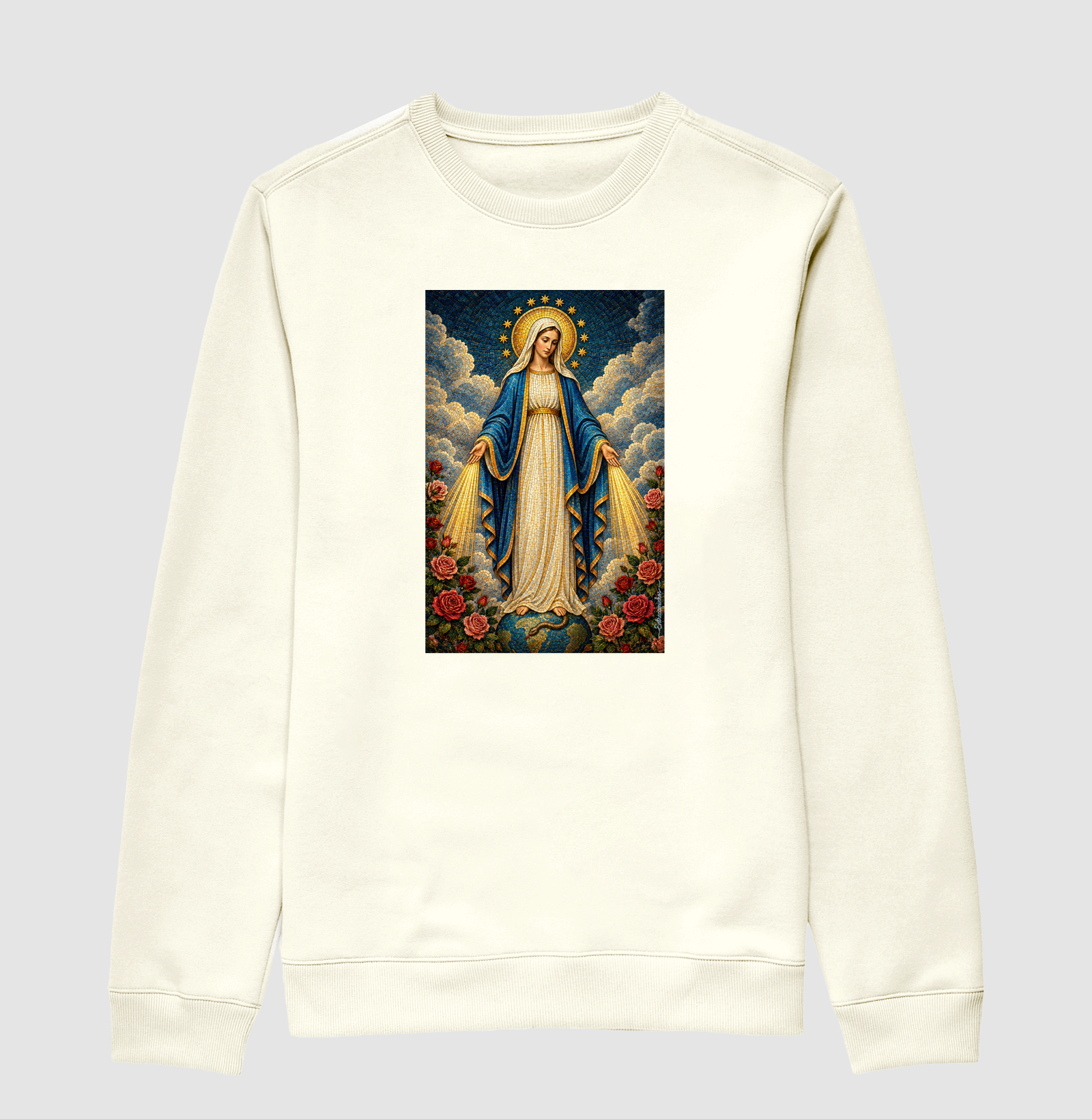 Nossa Senhora das Graças – Mosaico Sagrado | Medalha Milagrosa - Imagem 2