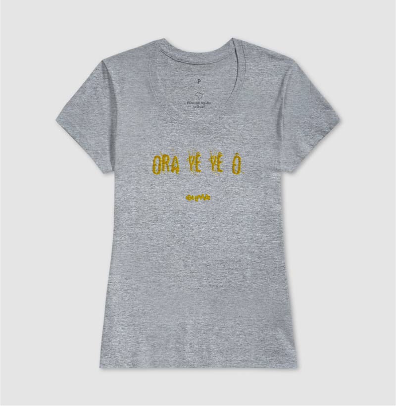camiseta OXUM saudação feminina - Imagem 4