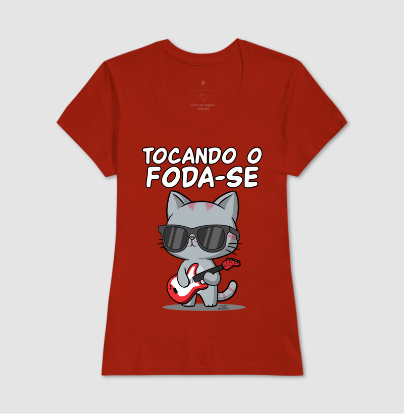 Camiseta Gato Sincero Tocando - Imagem 11