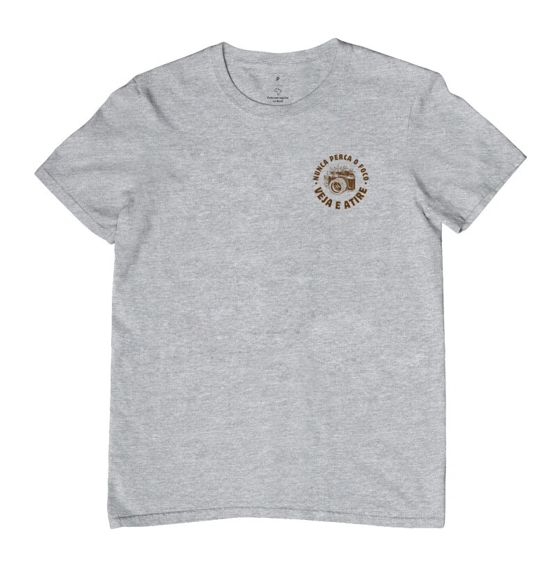 camiseta nunca perca o foco veja e atire - Imagem 6