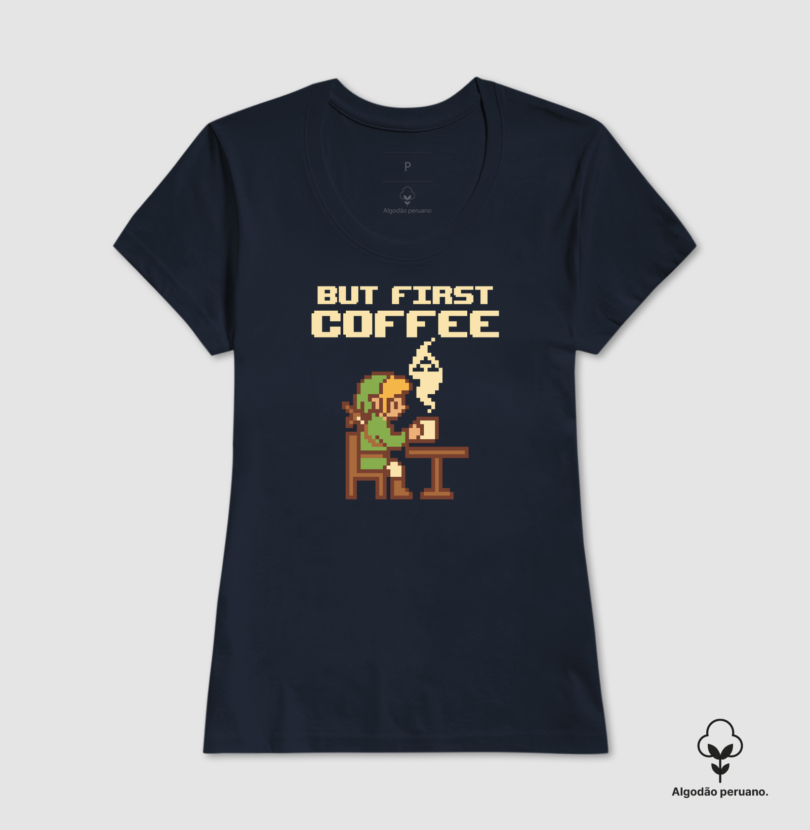 Camiseta Algodão Peruano Café Primeiro - Imagem 5