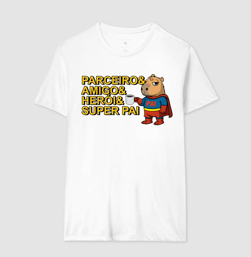 Camiseta Capivara Pai Super - Imagem 3