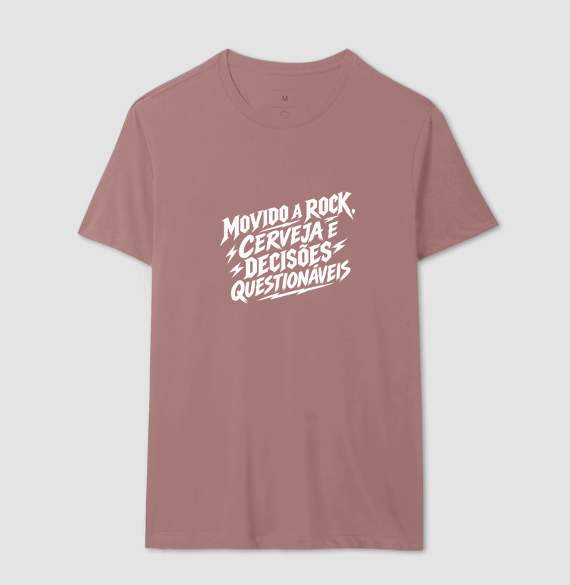 Camiseta Movido a Rock – Cerveja e Decisões Questionáveis - Imagem 16