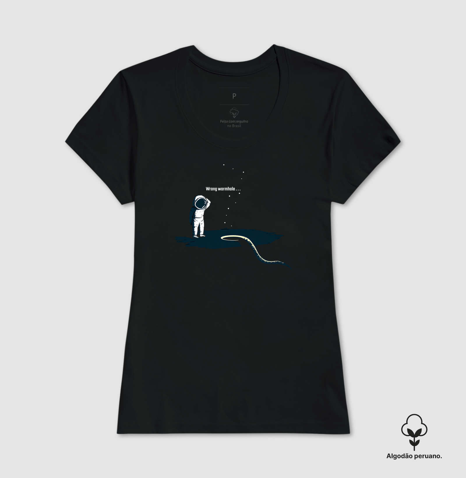 Camiseta - "Wrong Wormhole" - Imagem 7
