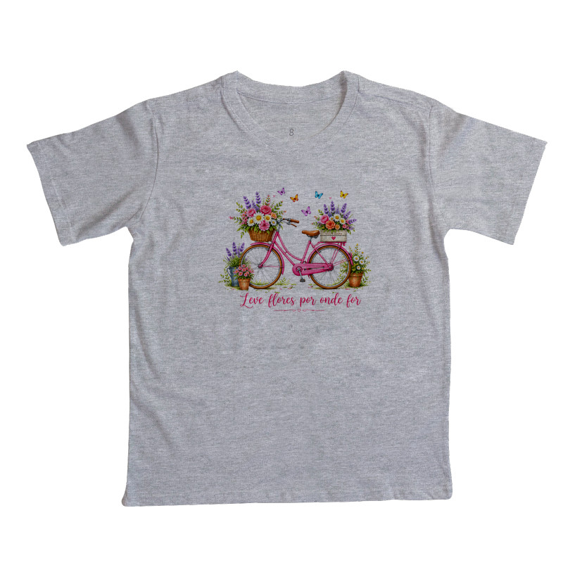 Camiseta Leve flores por onde for - Imagem 4