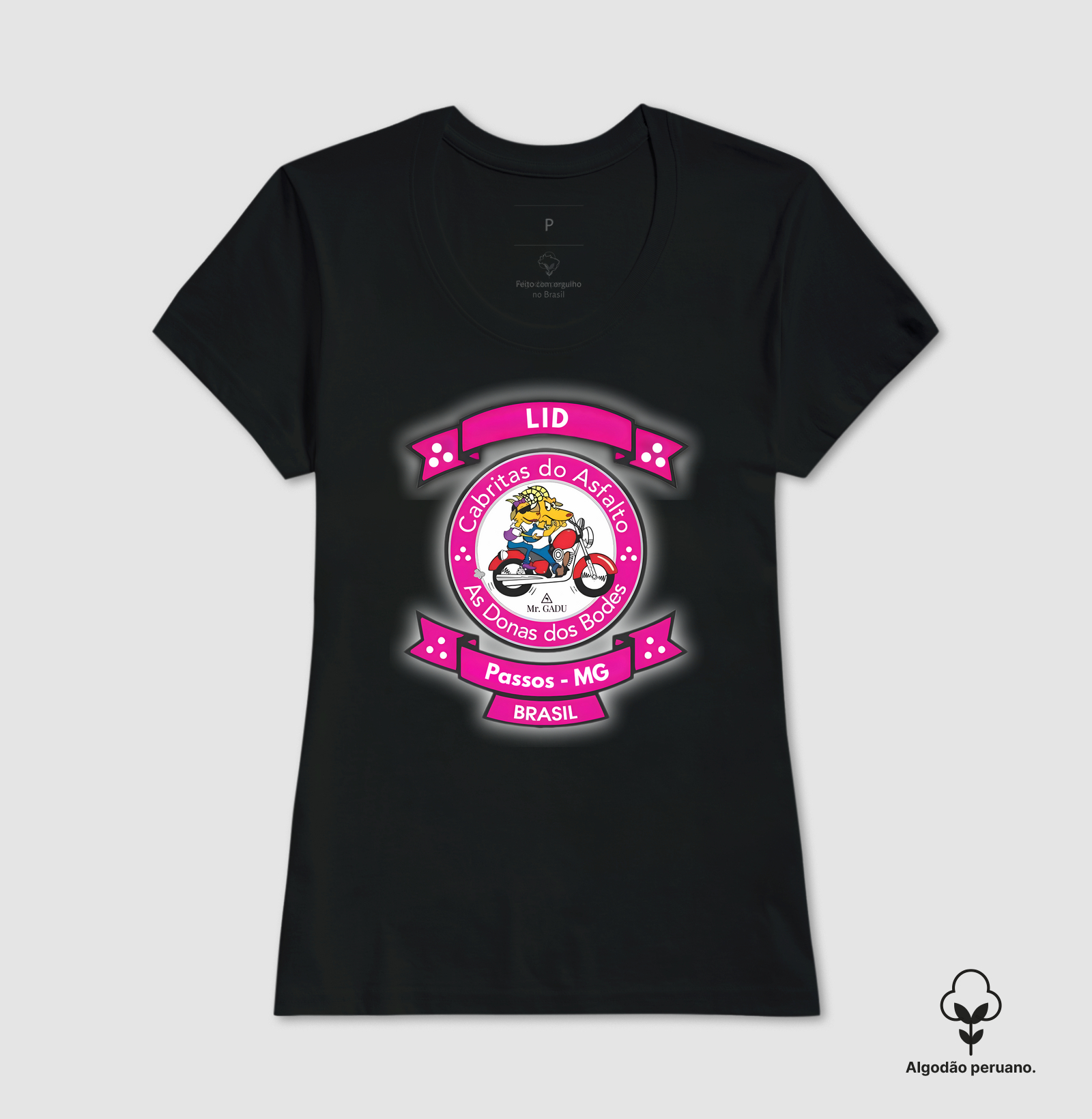 Personalizada Algodão Peruana Cabritas do Asfalto- Cunhada LID