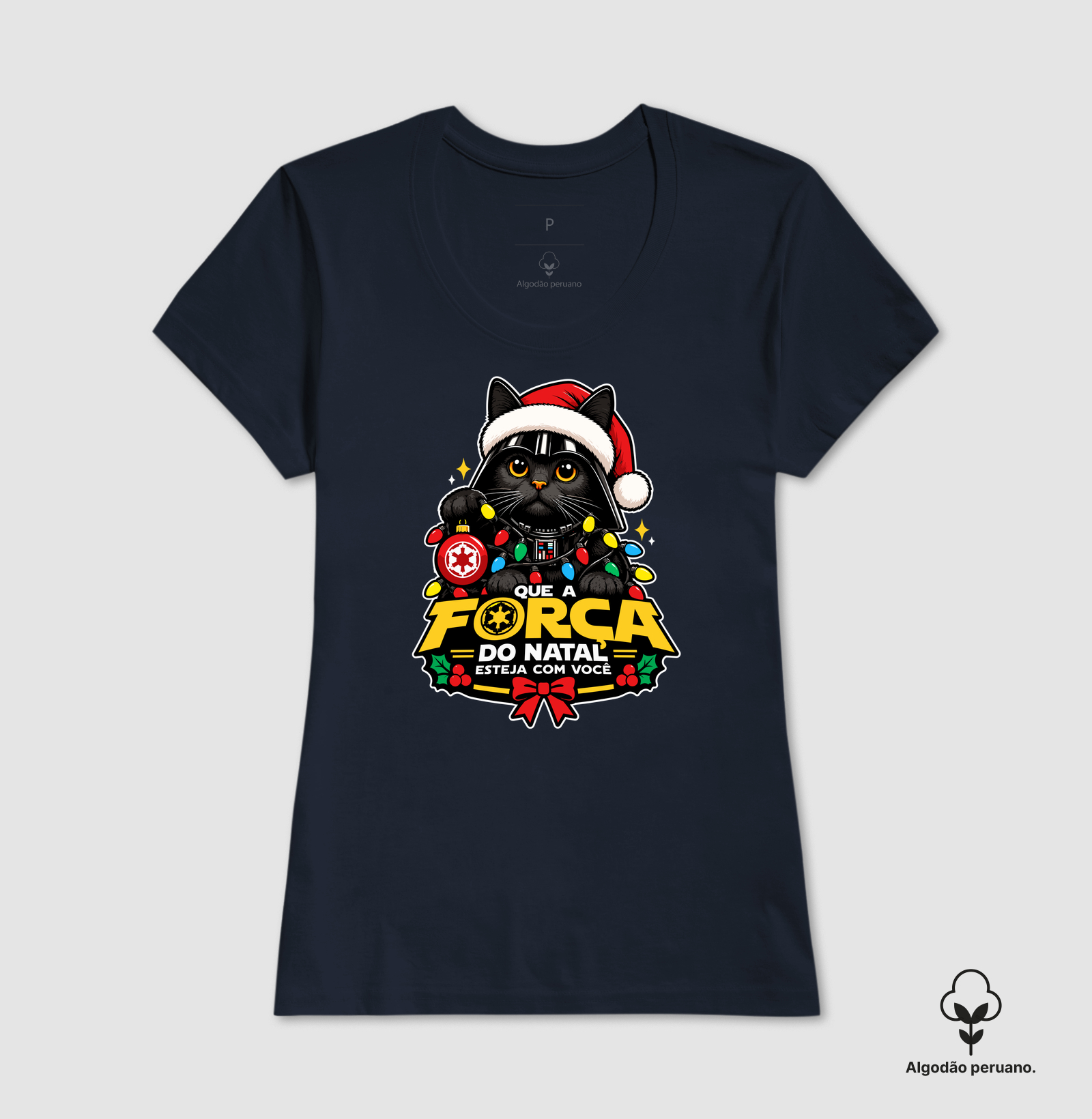 Que a Força do Natal Esteja com Você – Gato Natalino - Imagem 5