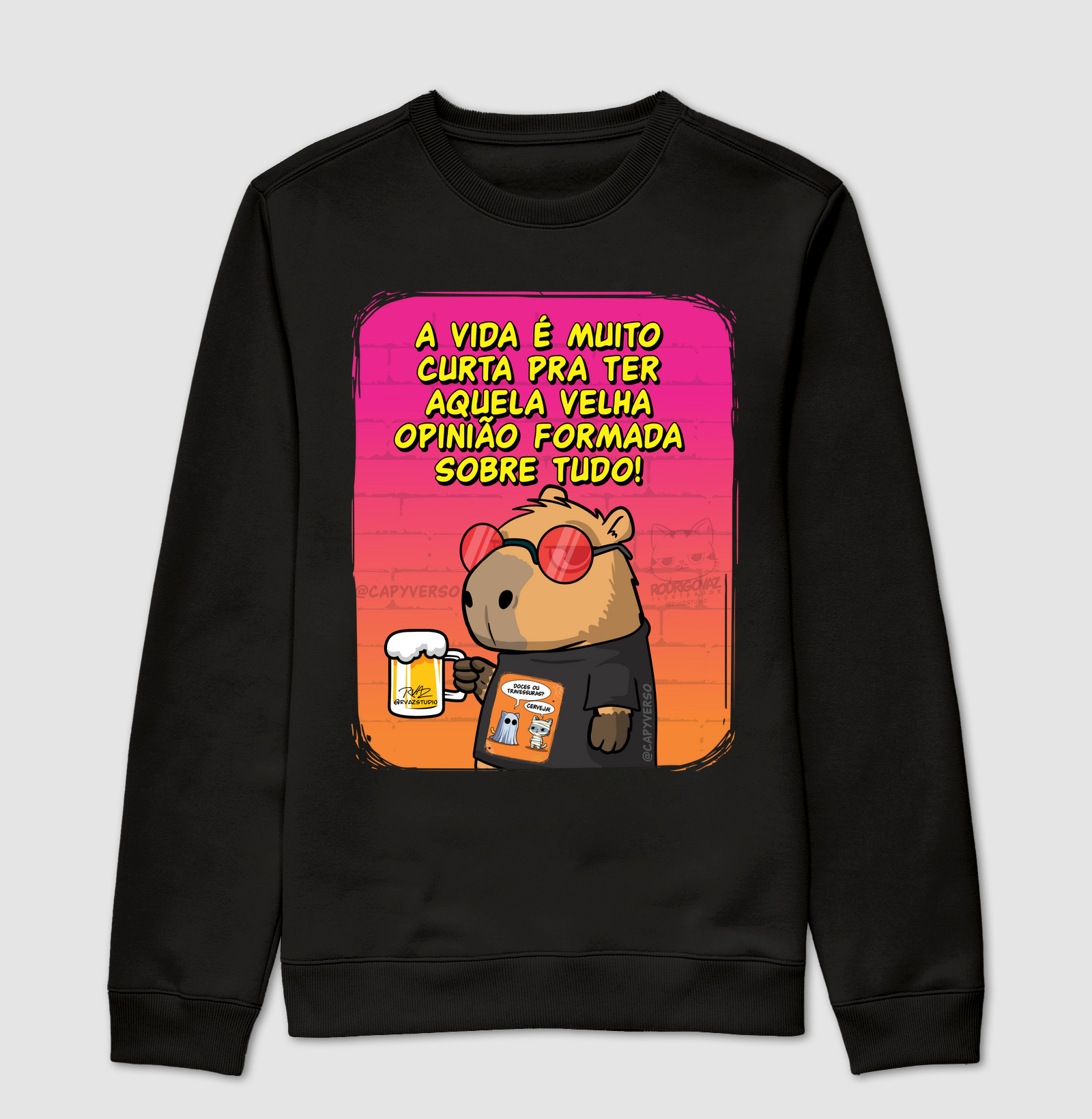 Camiseta Capivara Opinião - Imagem 4