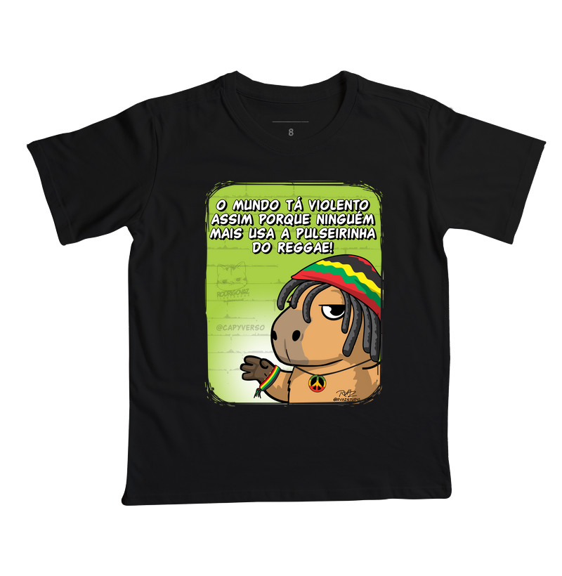 Camiseta Capivara Reggae - Imagem 4