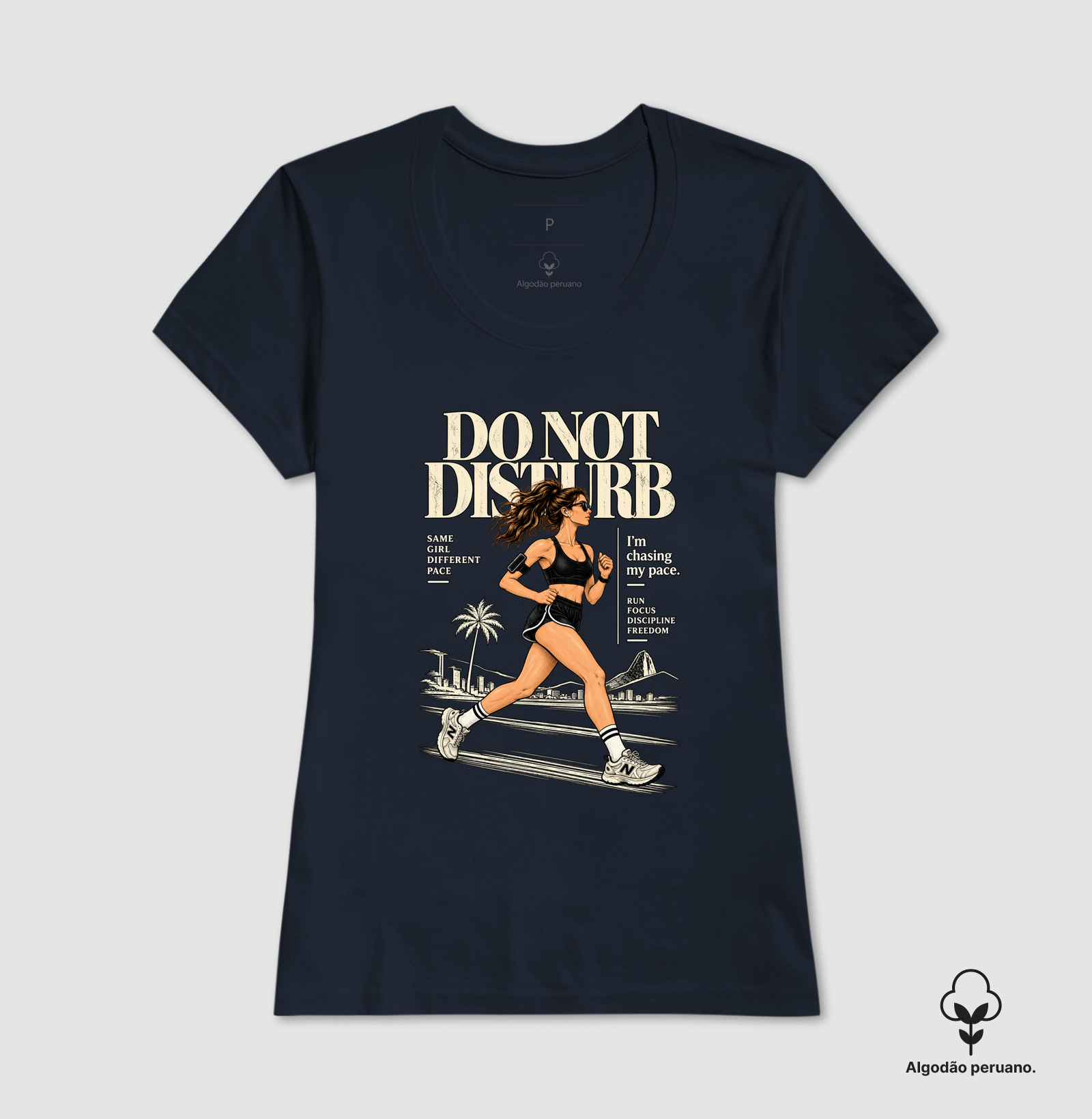 Camiseta Algodão Peruano Corrida - Do Not Disturb - Imagem 7