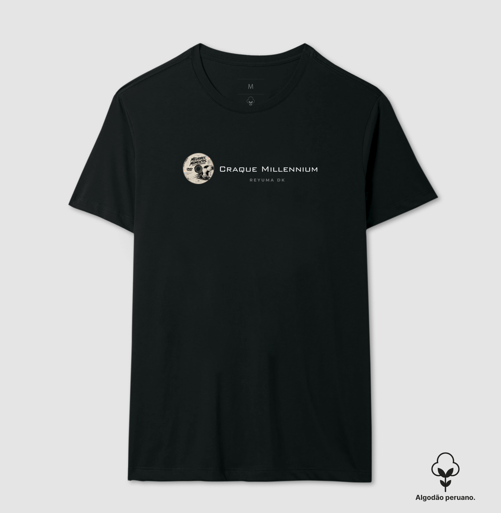 Camiseta Masculina, Feminina, Babylook e Unissex de Algodão Peruano Futebol "Craque Millennium"  - Imagem 6