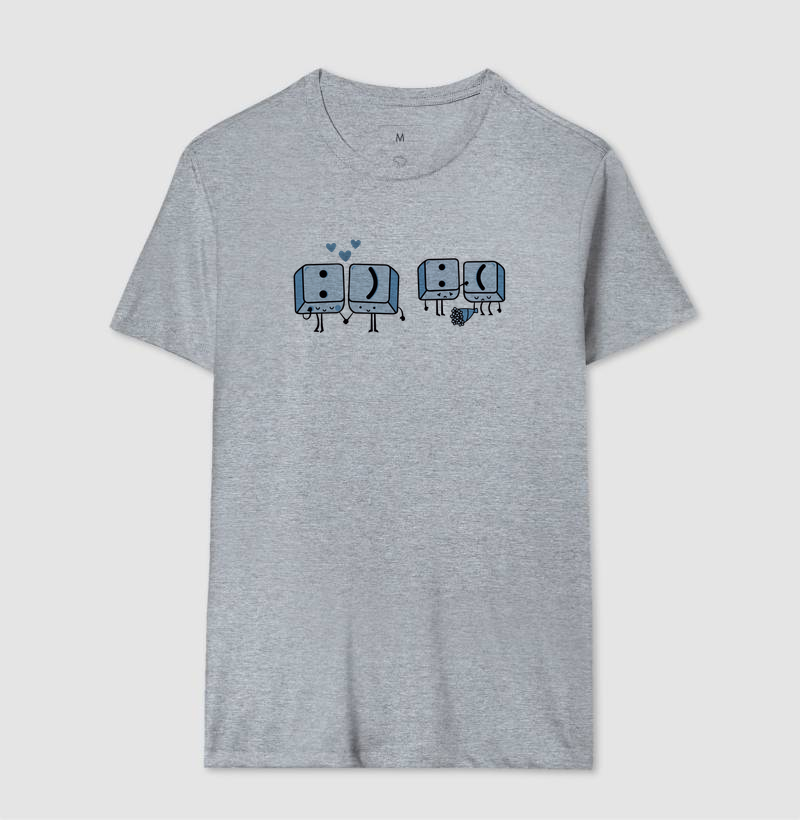 Camiseta sentimentos das teclas - Imagem 4