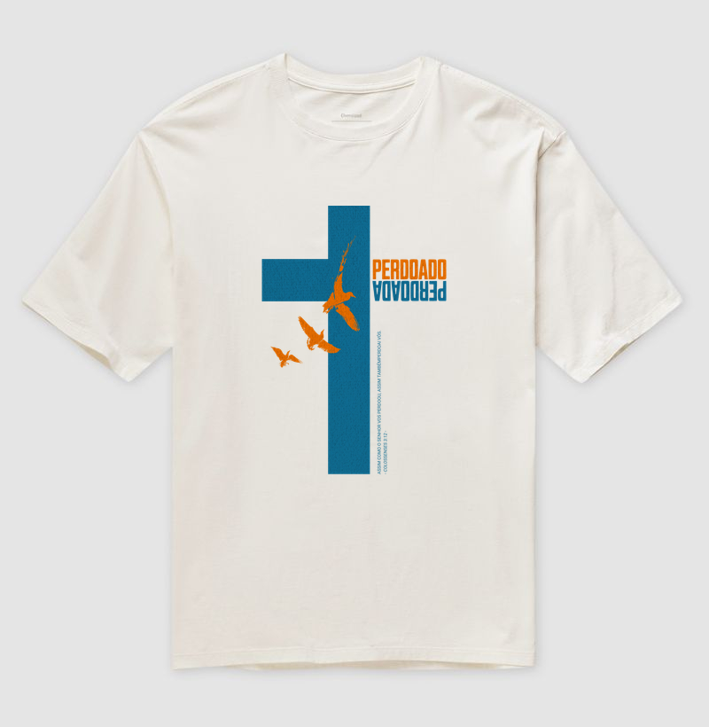 Perdoado — Camiseta Oversized - Imagem 4