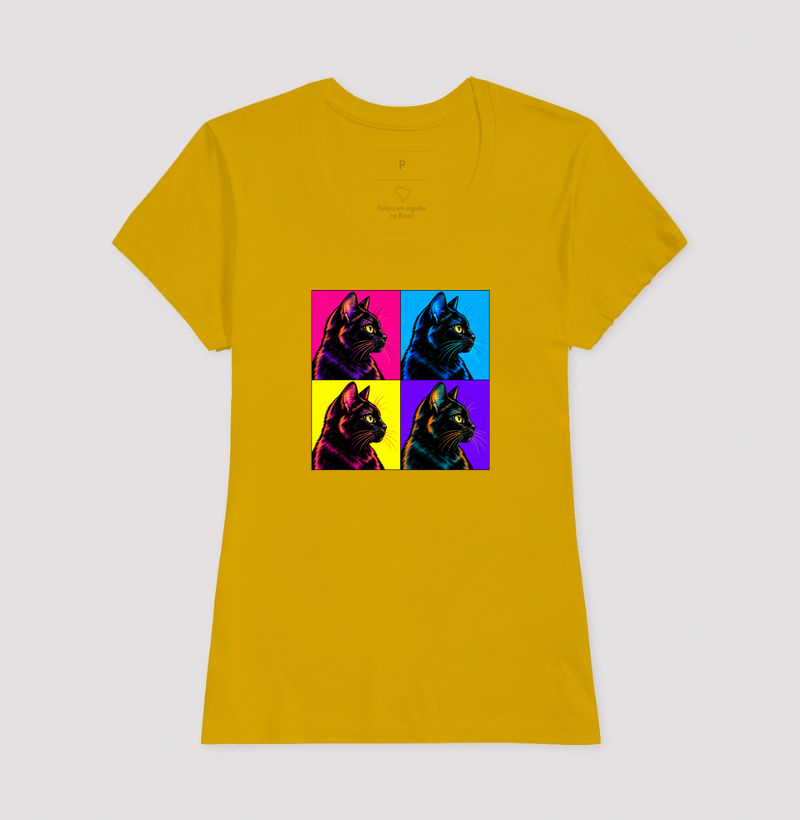 Gato Preto Pop Art - Imagem 15