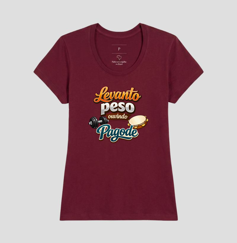 camiseta levanto peso ouvindo pagode - Imagem 19