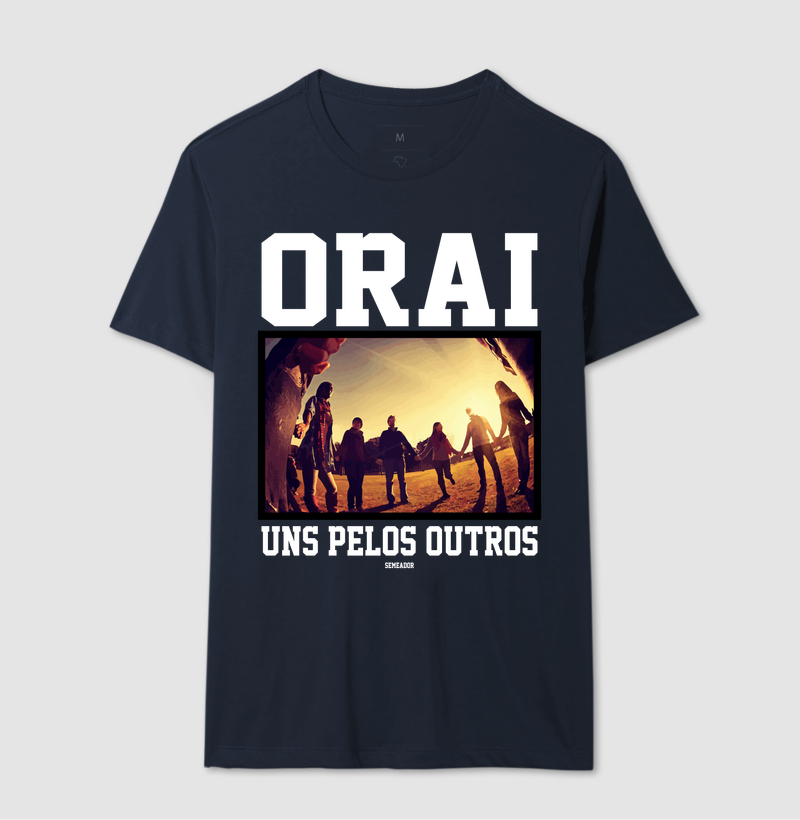 Camiseta Cristã Orai Uns Pelos Outros - Imagem 6