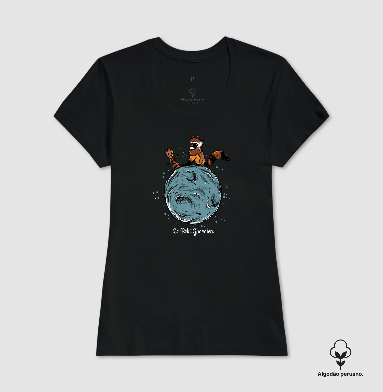 Camiseta Algodão Peruano O Pequeno Guardião - Imagem 3