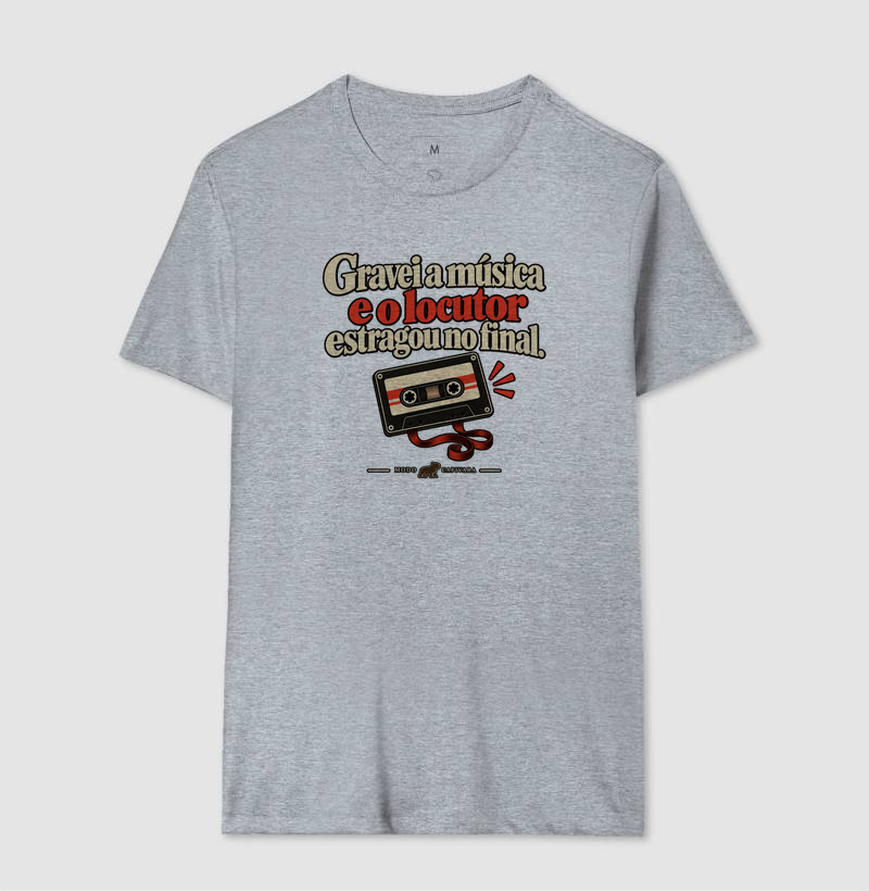 GRAVEI A MÚSICA E O LOCUTOR ESTRAGOU O FINAL - Modo capivara - Camiseta - Imagem 10