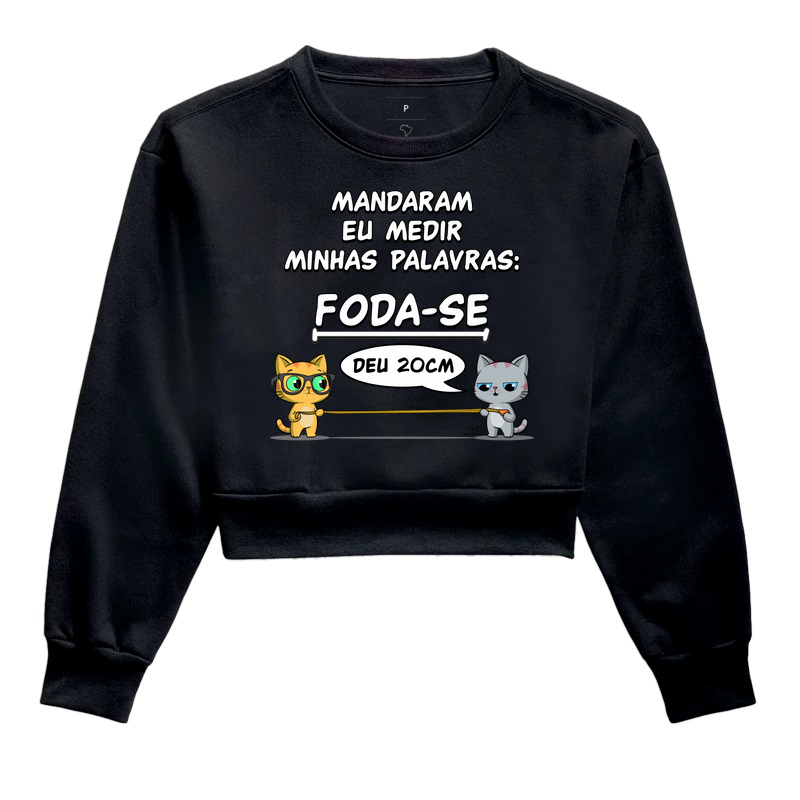 Camiseta Gato Sincero Medir Palavras - Imagem 2