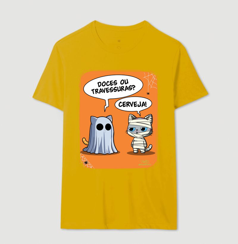 Camiseta Gato Sincero Halloween - Imagem 14