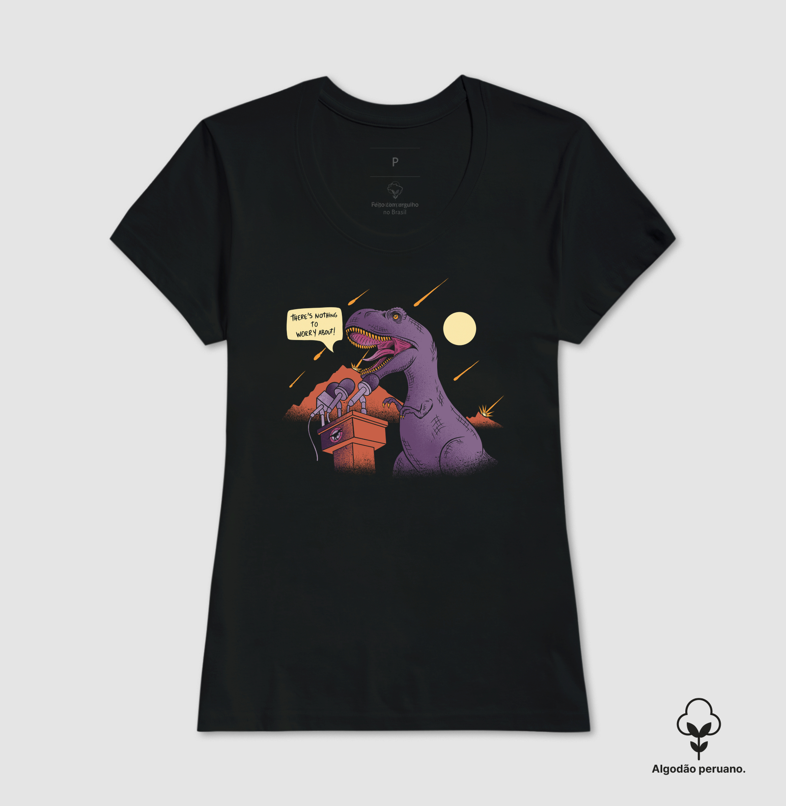 Camiseta Algodão Peruano The Dinocracy Era - Imagem 3