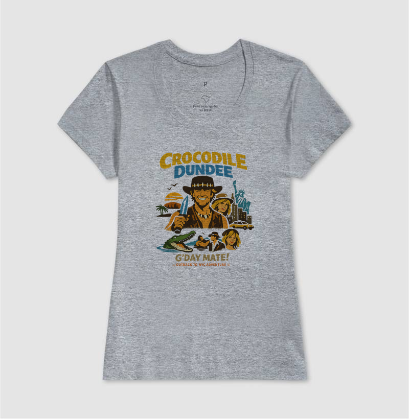 Camiseta Crocodilo Dundee Day Mate - Imagem 9
