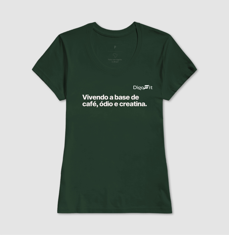 CAMISETA ACADEMIA CAFÉ ÓDIO E CREATINA - Imagem 13