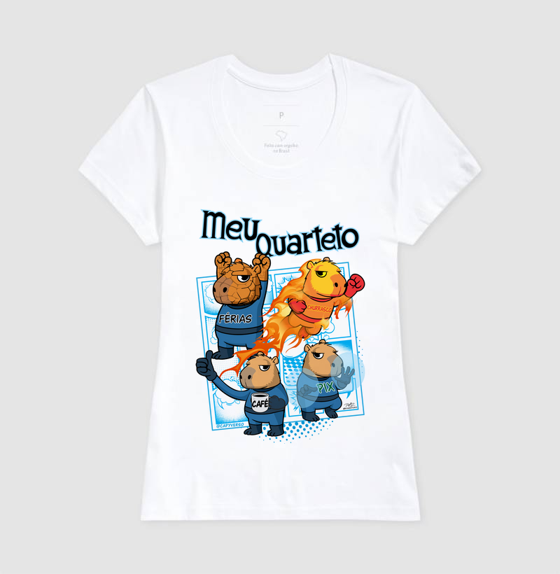 Camiseta Capivara Quarteto - Imagem 5