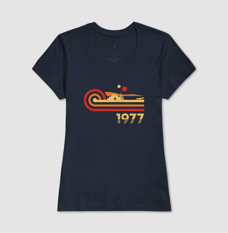 Camiseta  Retro Vintage Desert Planet 1977 - Imagem 5