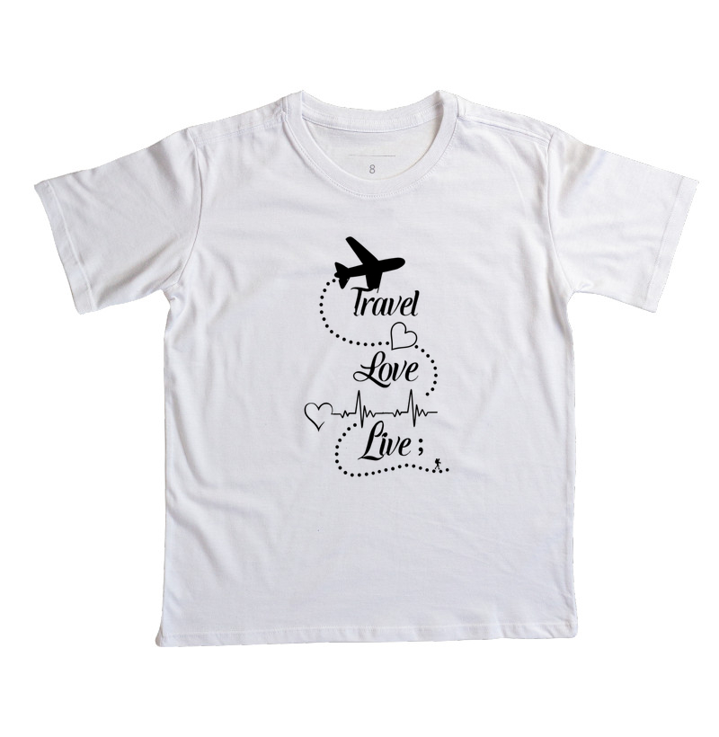 Camiseta Travel Love Live – Estampa de Viagem | Excursionista - Imagem 6