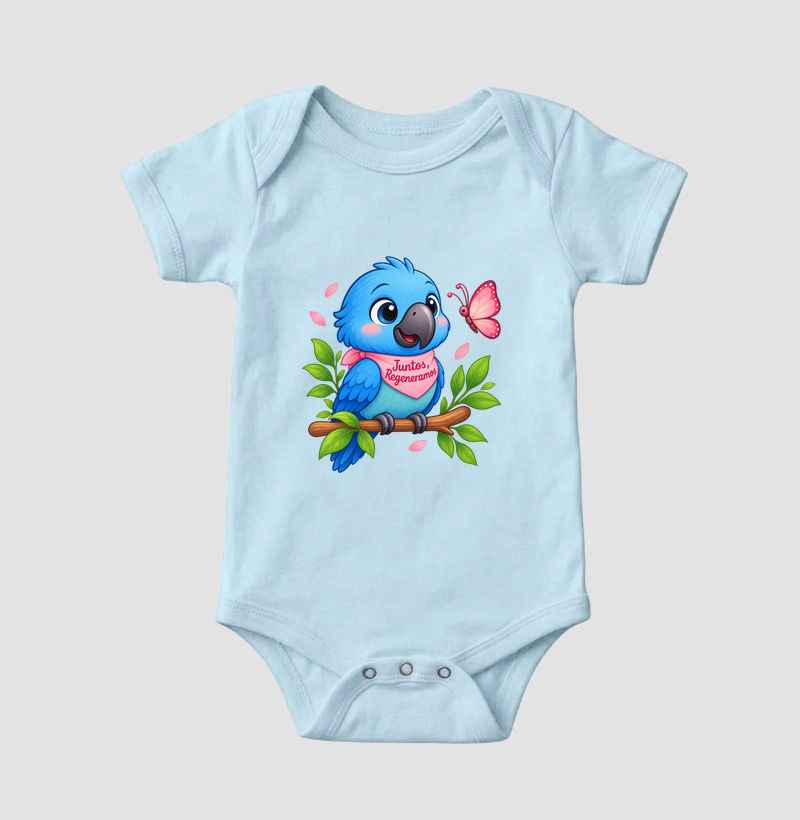Body Infantil - Ararinha Azul - Imagem 4