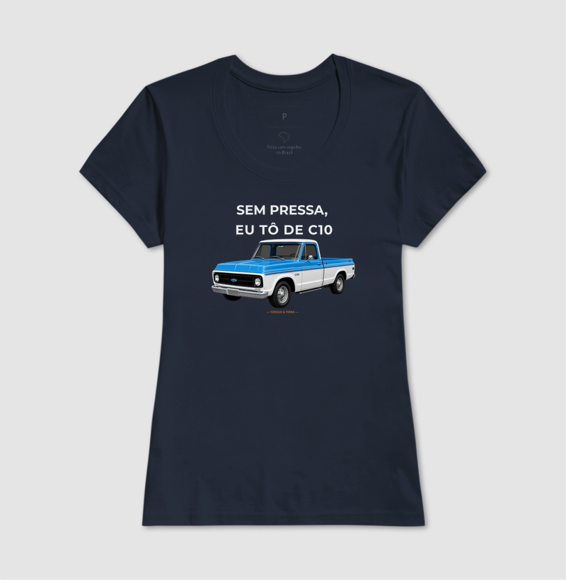 Sem pressa, eu tô de C10 - azul e branca - Imagem 7