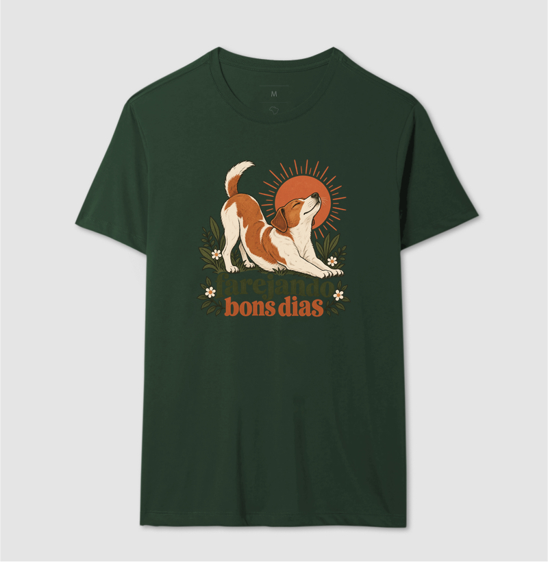 Camiseta Cachorro Manhã "farejando bons dias" | Pelo & Pano - Imagem 12