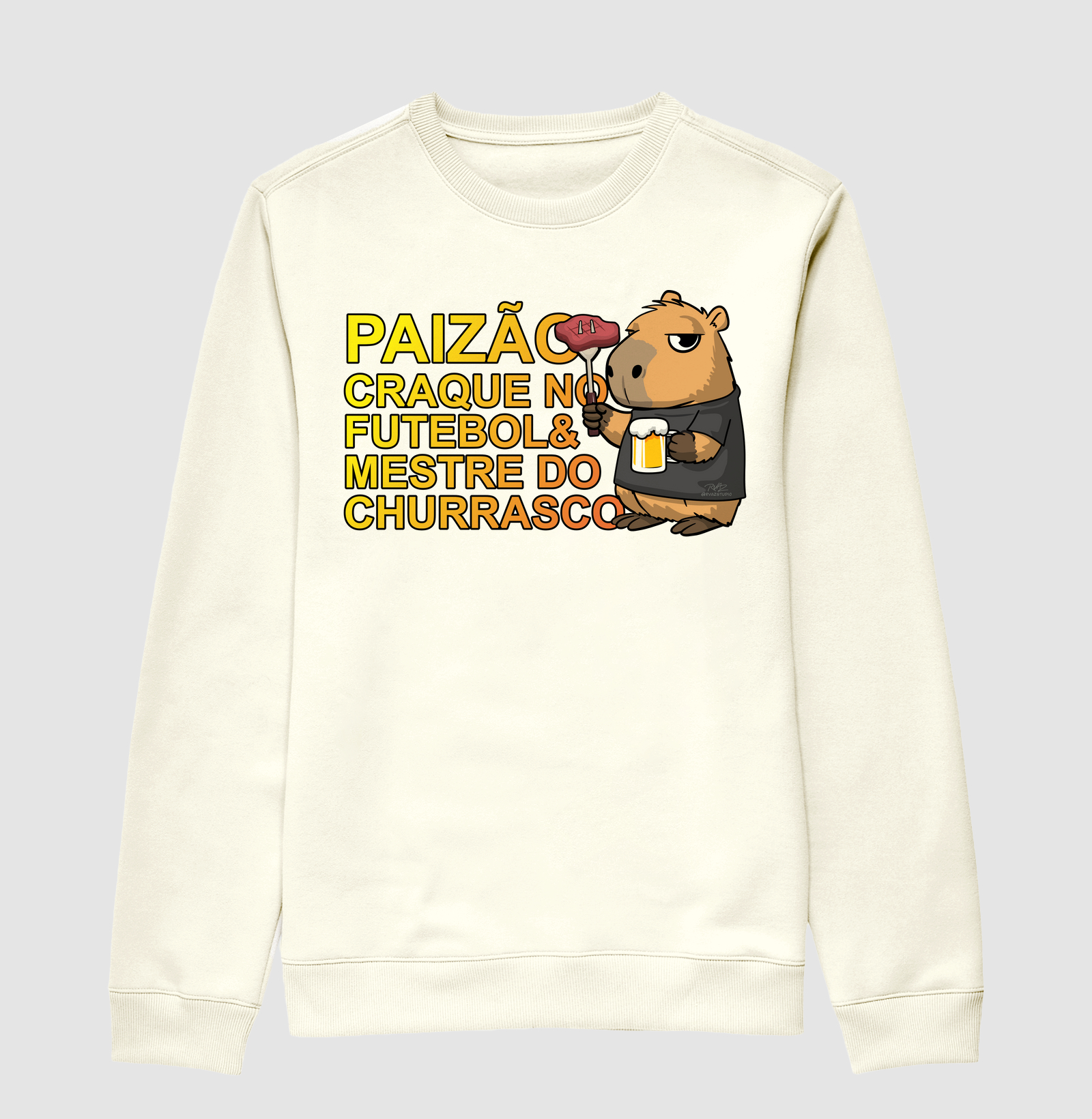 Camiseta Capivara Pai Churrasco - Imagem 2