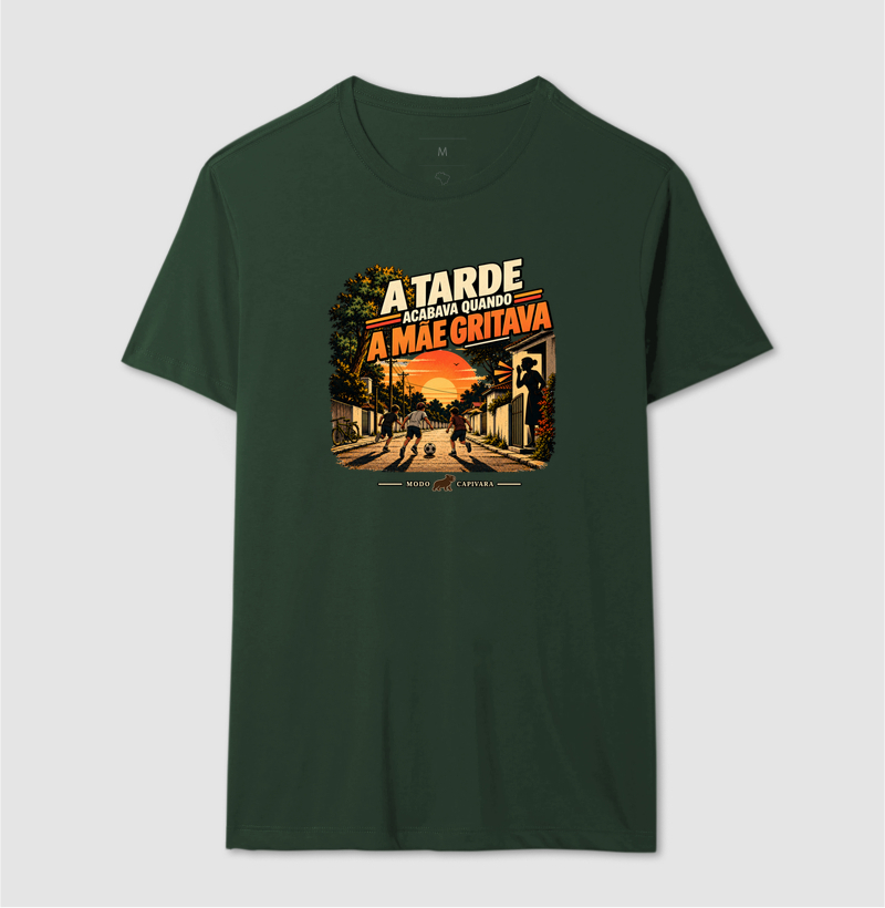 A TARDE ACABAVA QUANDO A MAE GRITAVA - Modo capivara - Camiseta - Imagem 14
