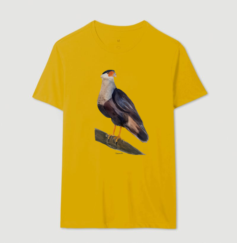 Camiseta Carcará – Aves do Brasil - Imagem 11