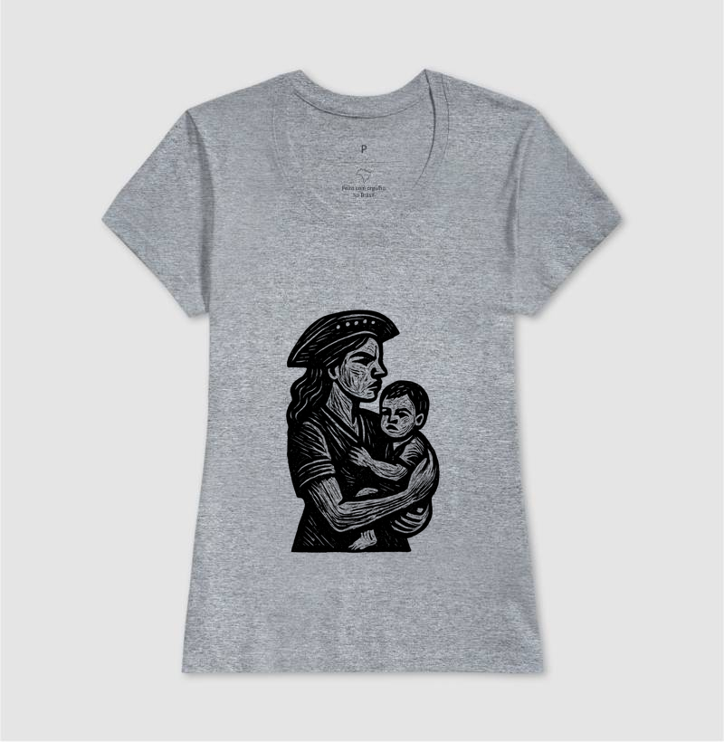 Mulher e Crianca - Xilogravura - Imagem 9