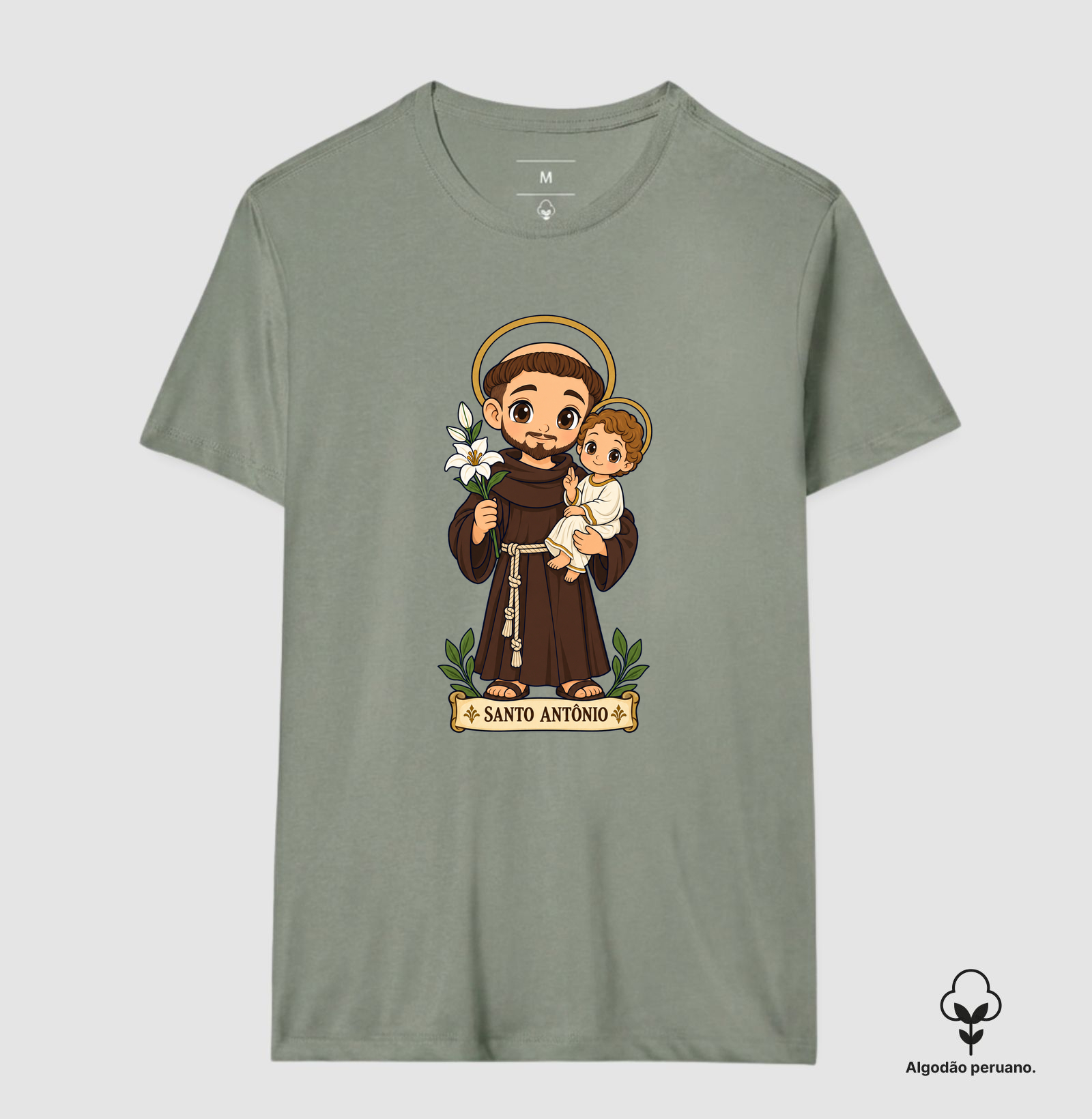 Santo Antonio estilo chibi - Imagem 9