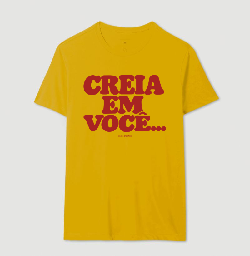 Camiseta Creia em Você (estampa G) - Imagem 14