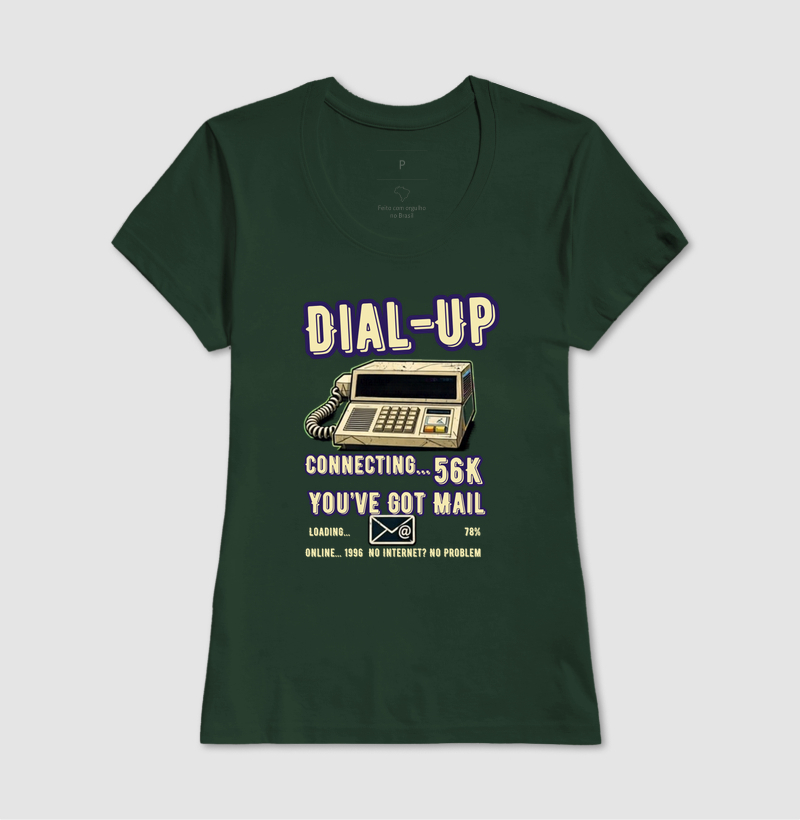  Camiseta Dial-Up - Imagem 13