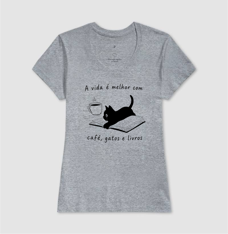 A Vida é Melhor com Café, Gatos e Livros - Imagem 9