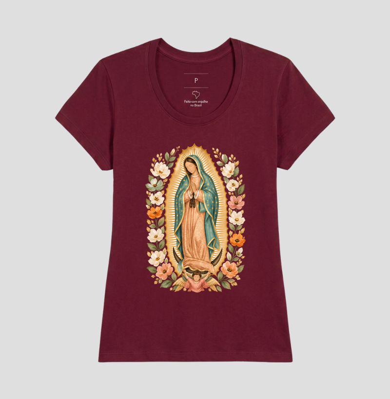 Nossa Senhora de Guadalupe com Flores - Imagem 13