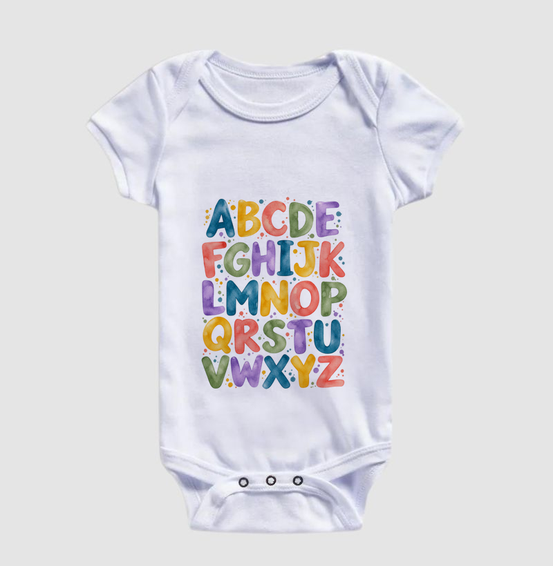 Body Alfabeto em Cores - Imagem 6