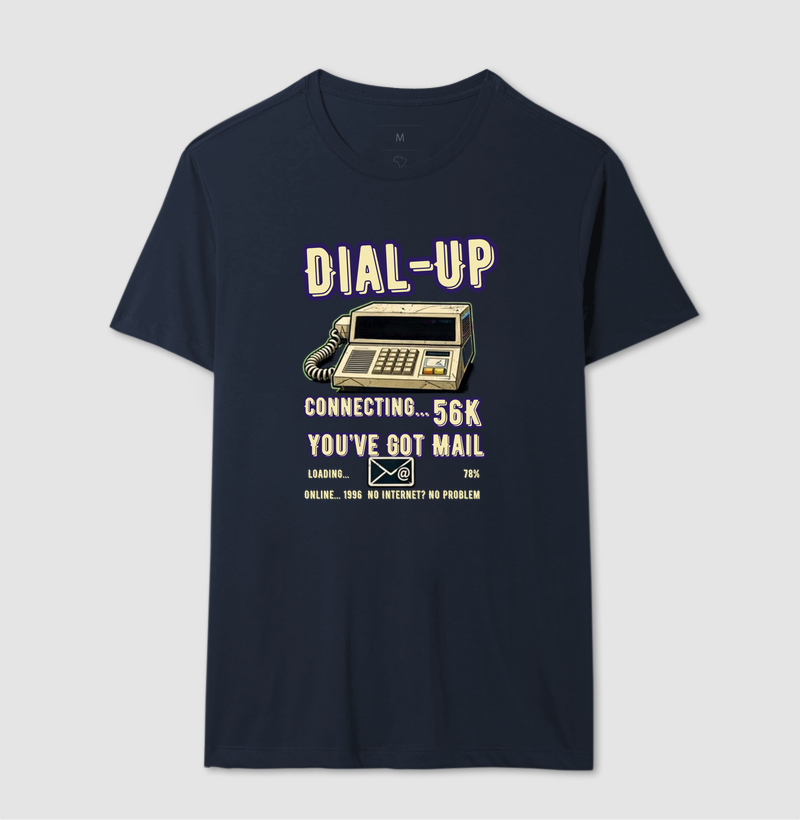 Camiseta Dial-Up - Imagem 6