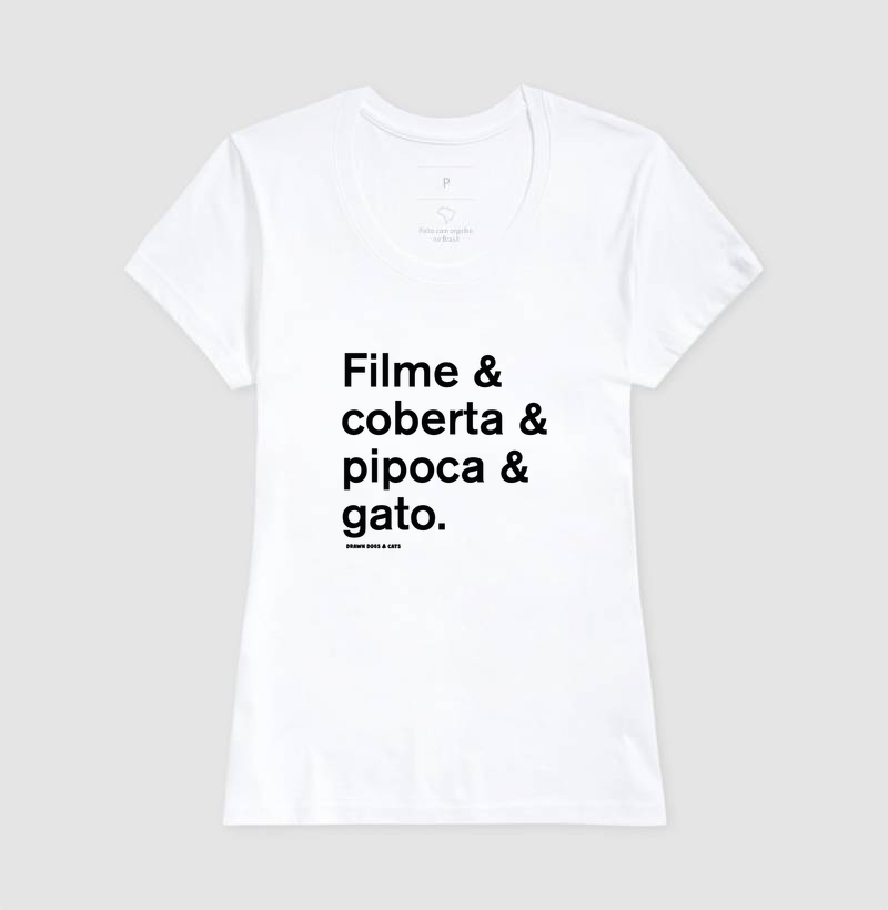 Filme & coberta &pipoca & gato - Imagem 6
