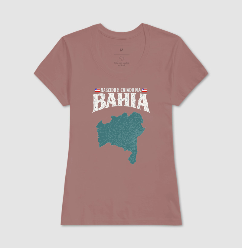 Camiseta Nascido e Criado na Bahia  - Imagem 12