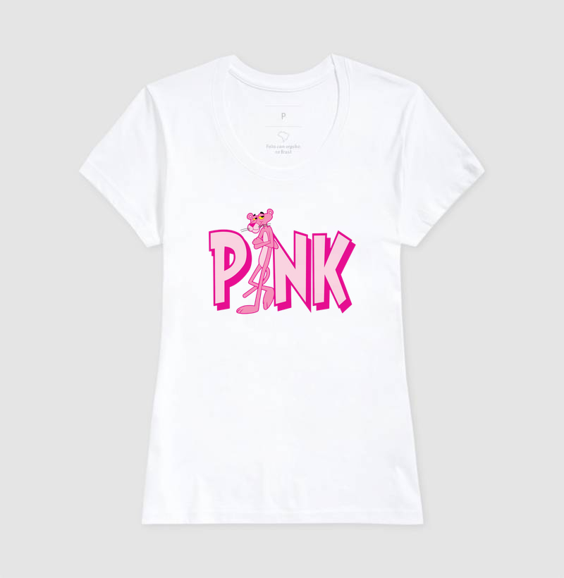 Camiseta Pantera Cor de Rosa - Imagem 5